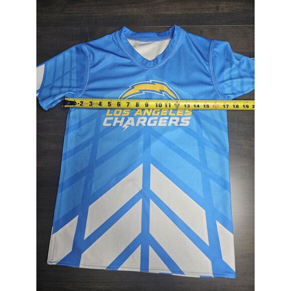 Los Angeles Chargers NFL Flag Football Boys Youth Reversible Jersey Large - Picture 5 of 7